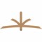 Ekena Millwork Davenport Timber Gable Bracket, Western Red Cedar, 72"W x 30"H x 3 1/2"D x 3 1/2"F, 10/12 Pitch GBW072X30X0404DAV00SWR - alternate 1